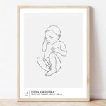 Poster na novorodence vo 1:1 razmer | Постер на новороденче во 1:1 размер