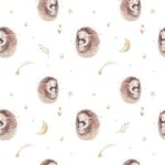 Tapet za detska soba so ezovin | Тапет за детска соба со ежови