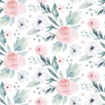 Tapet za detska soba so cveten dizajn | Тапет за детска соба со цветен дизјан