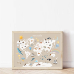 Детска мапа на свет | Detska mapa na svet