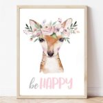 Постер за соба на дете и бебе - срна