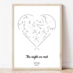 Ѕвездена мапа во форма на срце | Zvezdena mapa vo forma na srce