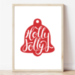 Новогодишен и божичен постер - ѕвонче