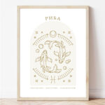 Постер со хосроскопски знак Риби | Poster so hotoskopski znak Ribi