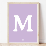 Постер од Македонска азбука буква М