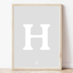 Постер од Македонска азбука буква Н